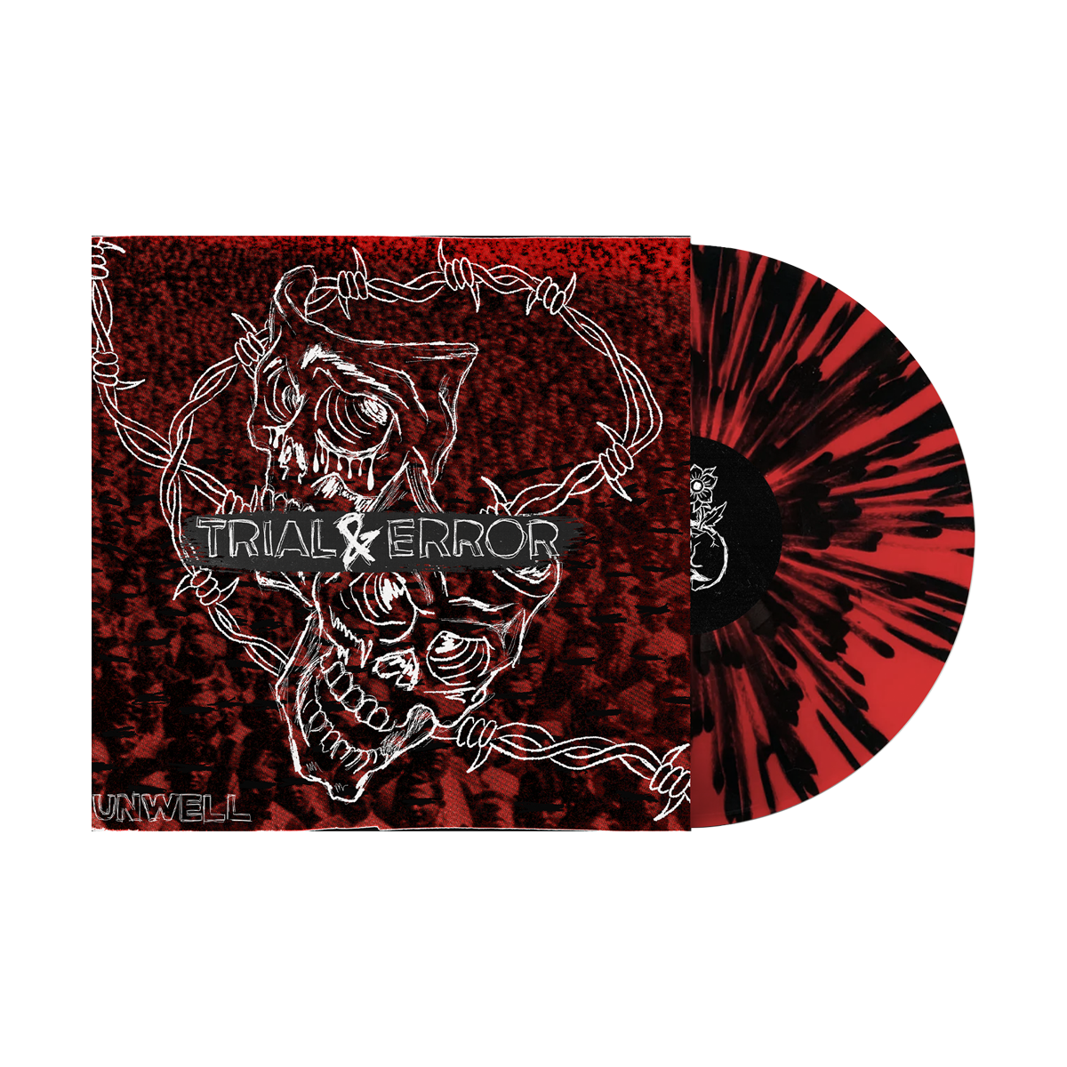 Trial & Error Vinyl (Black and Red Splatter)